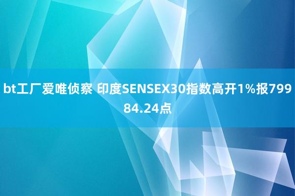 bt工厂爱唯侦察 印度SENSEX30指数高开1%报79984.24点