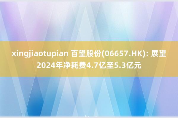 xingjiaotupian 百望股份(06657.HK): 展望2024年净耗费4.7亿至5.3亿元